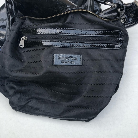 Simply Vera Vera Wang Black Shoulder Bag - Picture 7 of 8